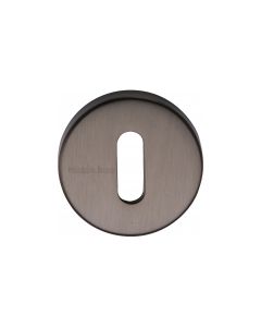 Matt Bronze Standard Key Escutcheon Round - V4007