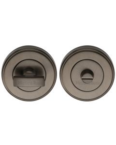 Matt Bronze Round Bathroom Turn & Release - V4040