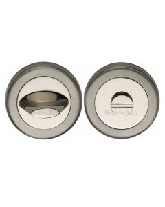 Mercury Split Finish Round Bathroom Turn & Release - V4043