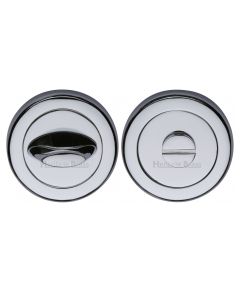 Polished Chrome Round Bathroom Turn & Release - V4043