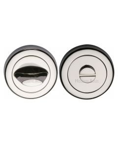 Polished Nickel Finish Round Bathroom Turn & Release - V4043