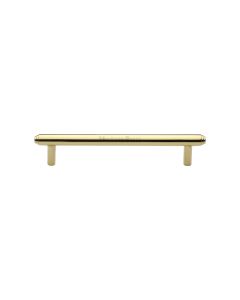Heritage Brass Polished Brass Step Cabinet Pull Handle 128mm