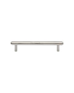 Heritage Brass Polished Nickel Finish Step Cabinet Pull Handle 128mm