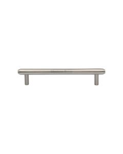 Heritage Brass Satin Nickel Step Cabinet Pull Handle 128mm