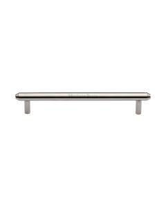 Heritage Brass Polished Nickel Finish Step Cabinet Pull Handle 160mm