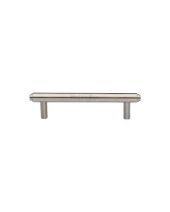 Heritage Brass Satin Nickel Step Cabinet Pull Handle 96mm