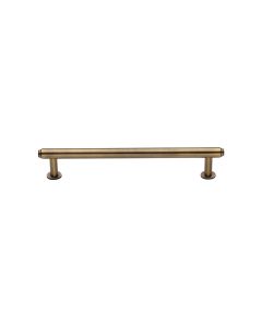 Heritage Brass Antique Brass Step Cabinet Pull Handle with Rose 16mm