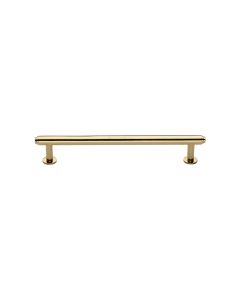 Heritage Brass Polished Brass Step Cabinet Pull Handle with Rose 16mm