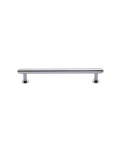 Heritage Brass Polished Chrome Step Cabinet Pull Handle with Rose 16mm