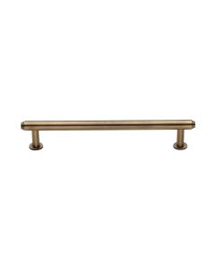 Heritage Brass Antique Brass Step Cabinet Pull Handle with Rose 16mm