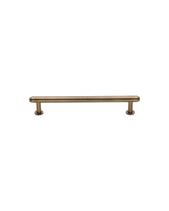 Heritage Brass Antique Brass Step Cabinet Pull Handle with Rose 16mm