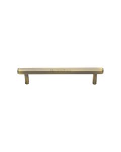 Heritage Brass Antique Brass Hexagon Profile Cabinet Pull Handle 128mm