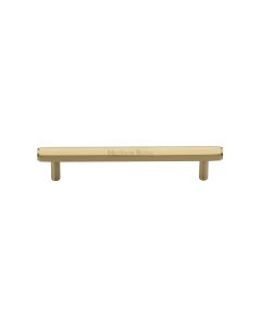 Heritage Brass Satin Brass Hexagon Profile Cabinet Pull Handle 128mm