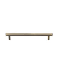 Heritage Brass Antique Brass Hexagon Profile Cabinet Pull Handle 160mm