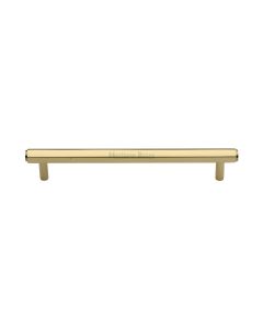 Heritage Brass Polished Brass Hexagon Profile Cabinet Pull Handle 160mm
