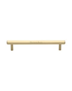 Heritage Brass Satin Brass Hexagon Profile Cabinet Pull Handle 160mm