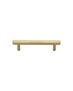 Heritage Brass Satin Brass Hexagon Profile Cabinet Pull Handle 96mm
