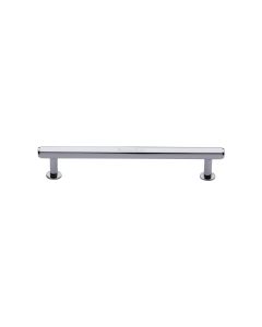 Heritage Brass Polished Chrome Hexagon Cabinet Pull Handle with Rose 16mm