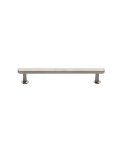 Heritage Brass Satin Nickel Hexagon Cabinet Pull Handle with Rose 16mm