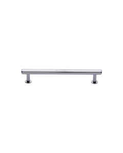 Heritage Brass Polished Chrome Hexagon Cabinet Pull Handle with Rose 16mm