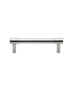 Heritage Brass Polished Nickel Finish Phoenix Cabinet Pull Handle 96mm