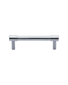 Heritage Brass Satin Chrome Phoenix Cabinet Pull Handle 96mm