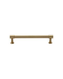 Heritage Brass Satin Brass Phoenix Cabinet Pull Handle with Rose 16mm