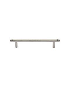 Heritage Brass Polished Nickel Finish Contour Cabinet Pull Handle 128mm