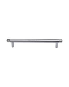 Heritage Brass Polished Chrome Contour Cabinet Pull Handle 160mm