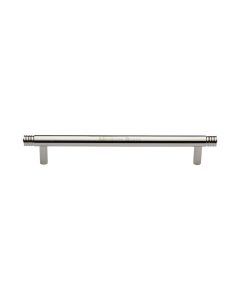 Heritage Brass Polished Nickel Finish Contour Cabinet Pull Handle 160mm