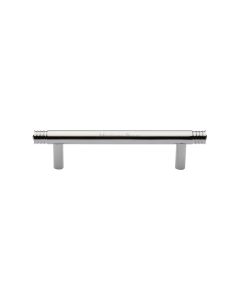 Heritage Brass Polished Nickel Finish Contour Cabinet Pull Handle 96mm