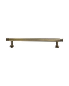 Heritage Brass Antique Brass Contour Cabinet Pull Handle with Rose 16mm