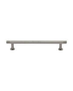 Heritage Brass Satin Nickel Contour Cabinet Pull Handle with Rose 16mm