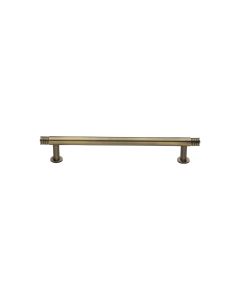 Heritage Brass Antique Brass Contour Cabinet Pull Handle with Rose 16mm