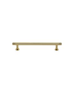 Heritage Brass Polished Brass Contour Cabinet Pull Handle with Rose 16mm