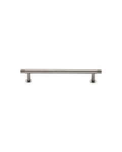 Heritage Brass Polished Nickel Finish Contour Cabinet Pull Handle with Rose 16mm