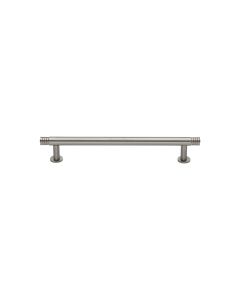Heritage Brass Satin Nickel Contour Cabinet Pull Handle with Rose 16mm