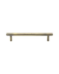 Heritage Brass Antique Brass Knurled Cabinet Pull Handle 128mm