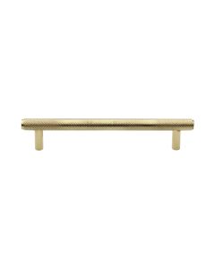 Heritage Brass Polished Brass Knurled Cabinet Pull Handle 128mm