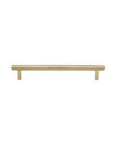 Heritage Brass Polished Brass Knurled Cabinet Pull Handle 160mm
