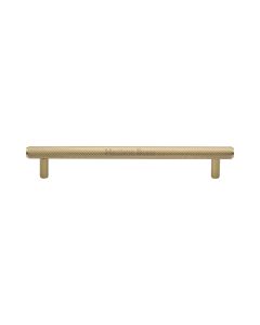 Heritage Brass Satin Brass Knurled Cabinet Pull Handle 160mm