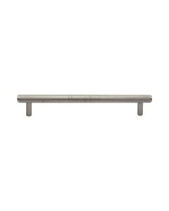 Heritage Brass Satin Nickel Knurled Cabinet Pull Handle 160mm