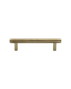 Heritage Brass Polished Brass Knurled Cabinet Pull Handle 96mm