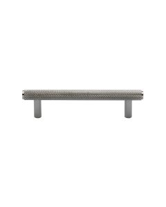 Heritage Brass Polished Nickel Finish Knurled Cabinet Pull Handle 96mm