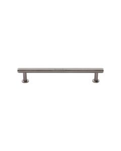 Heritage Brass Satin Nickel Knurled Cabinet Pull Handle with Rose 16mm