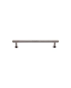 Heritage Brass Polished Nickel Finish Knurled Cabinet Pull Handle with Rose 16mm