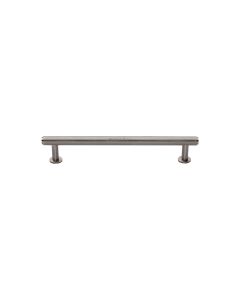 Heritage Brass Satin Nickel Knurled Cabinet Pull Handle with Rose 16mm