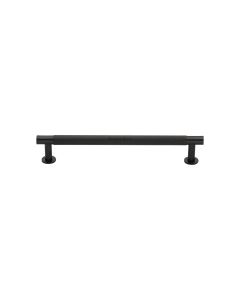 Heritage Brass Matt Bronze Partial Knurled Cabinet Pull Handle with Rose 16mm