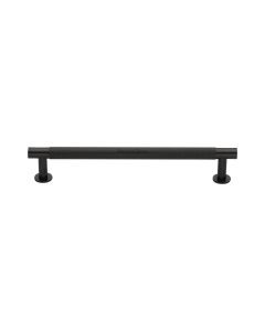 Heritage Brass Matt Bronze Partial Knurled Cabinet Pull Handle with Rose 16mm