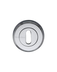 Polished Chrome Standard Key Escutcheon Round - V5000
